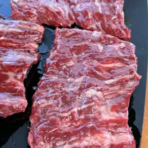 steak on a cutting board