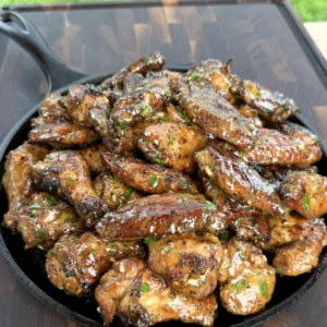 the best smoked garlic lemon pepper chicken wings
