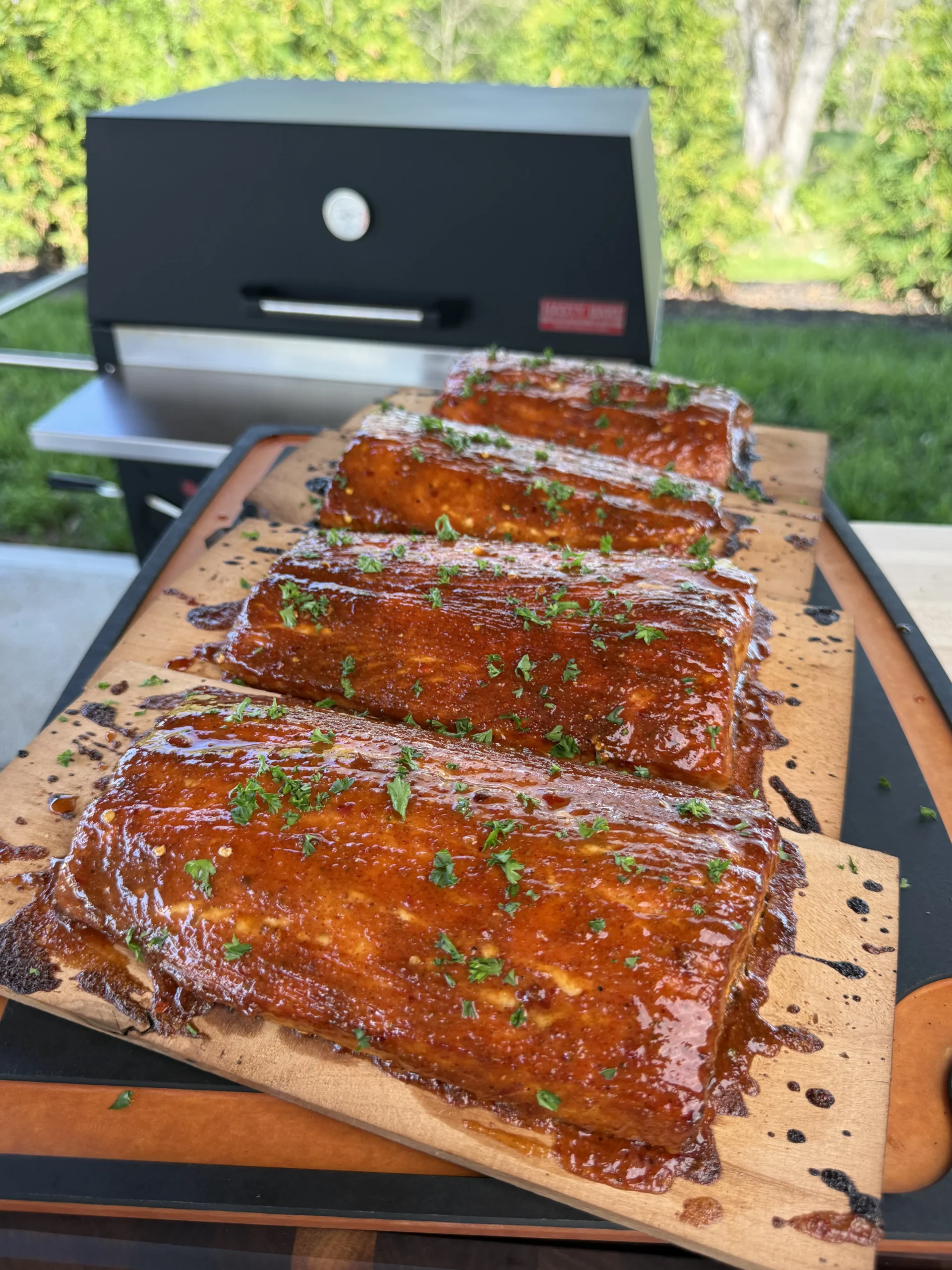 chili garlic smoked salmon