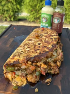 chicken bacon ranch quesadilla
