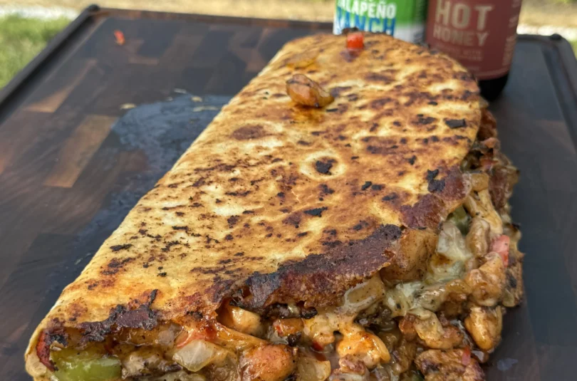 chicken bacon ranch quesadilla