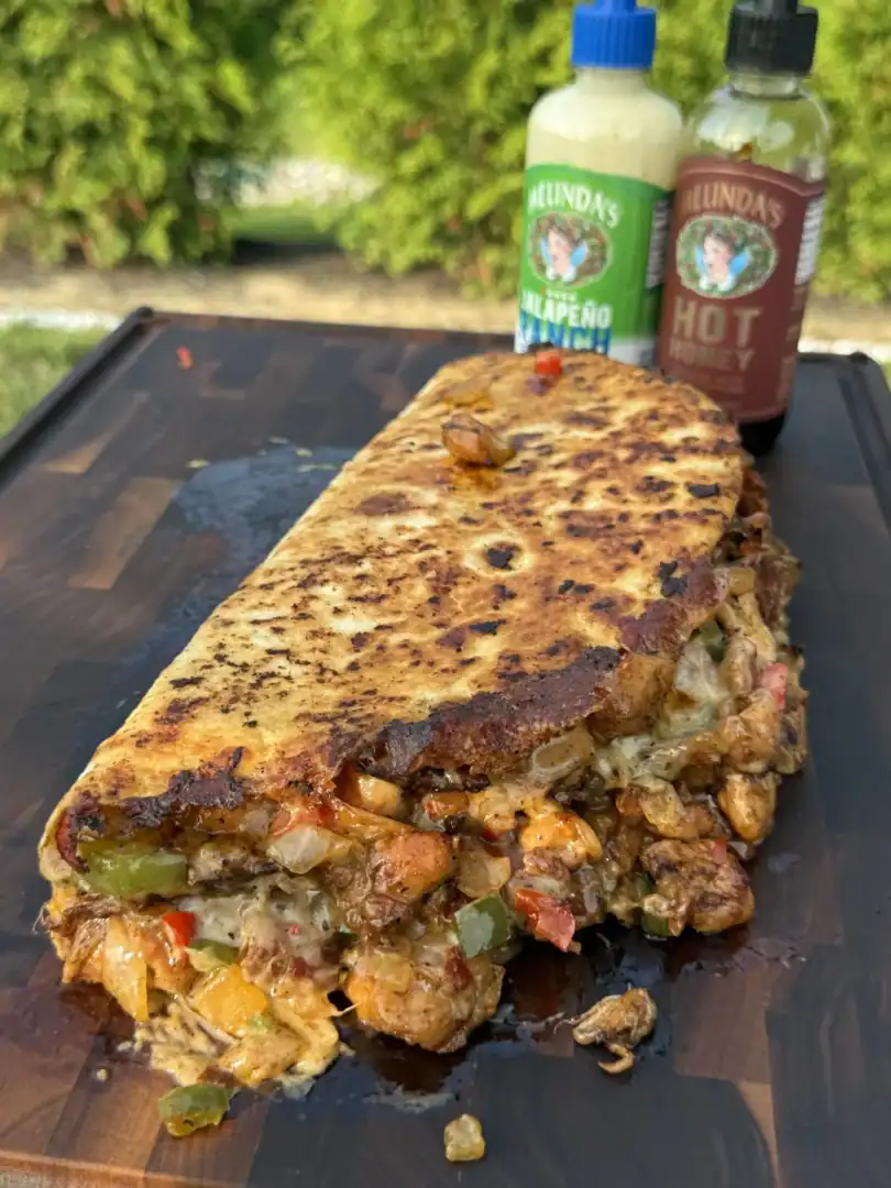 chicken bacon ranch quesadilla