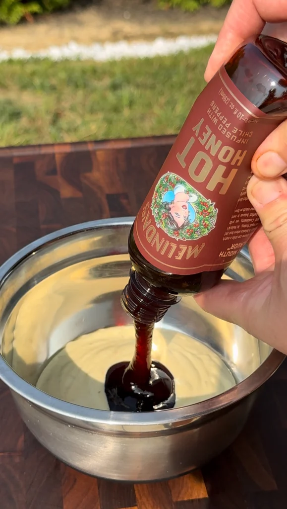 sauce for the quesadillas in a bowl