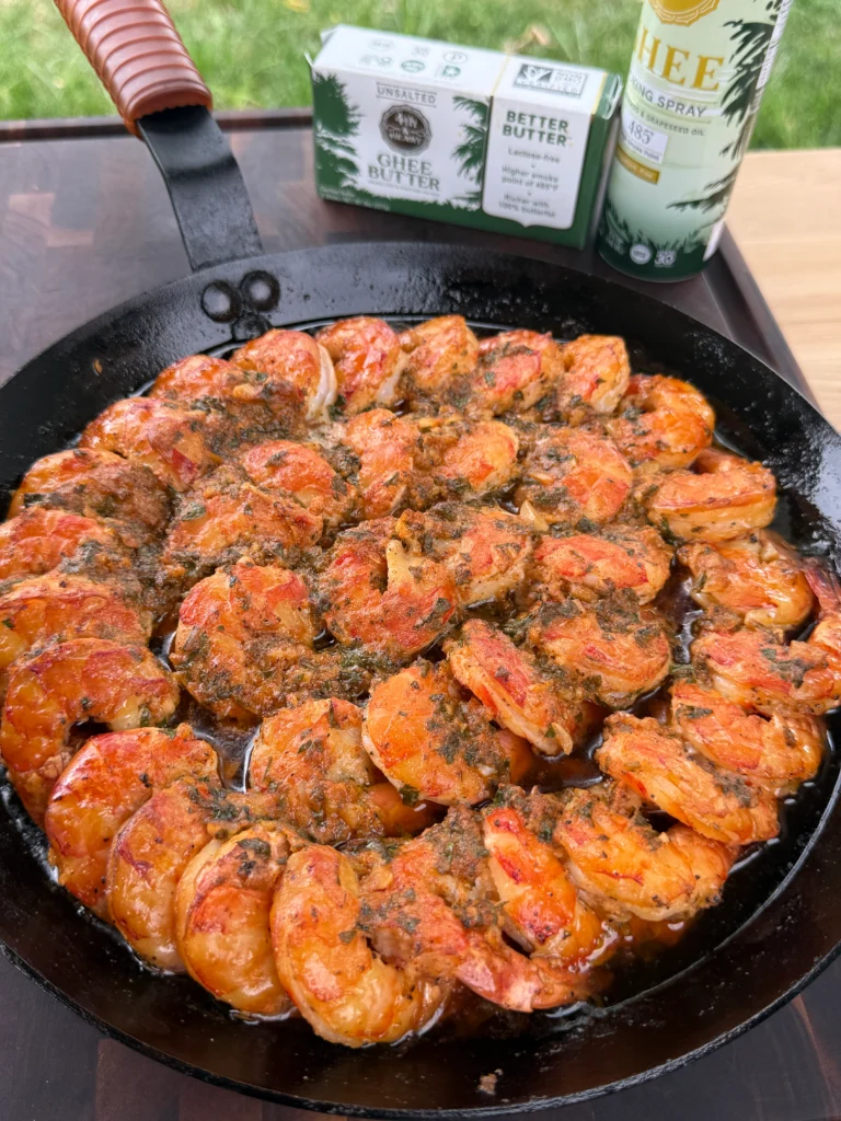 Cowboy Butter Smoked Shrimp Recipe with Ghee