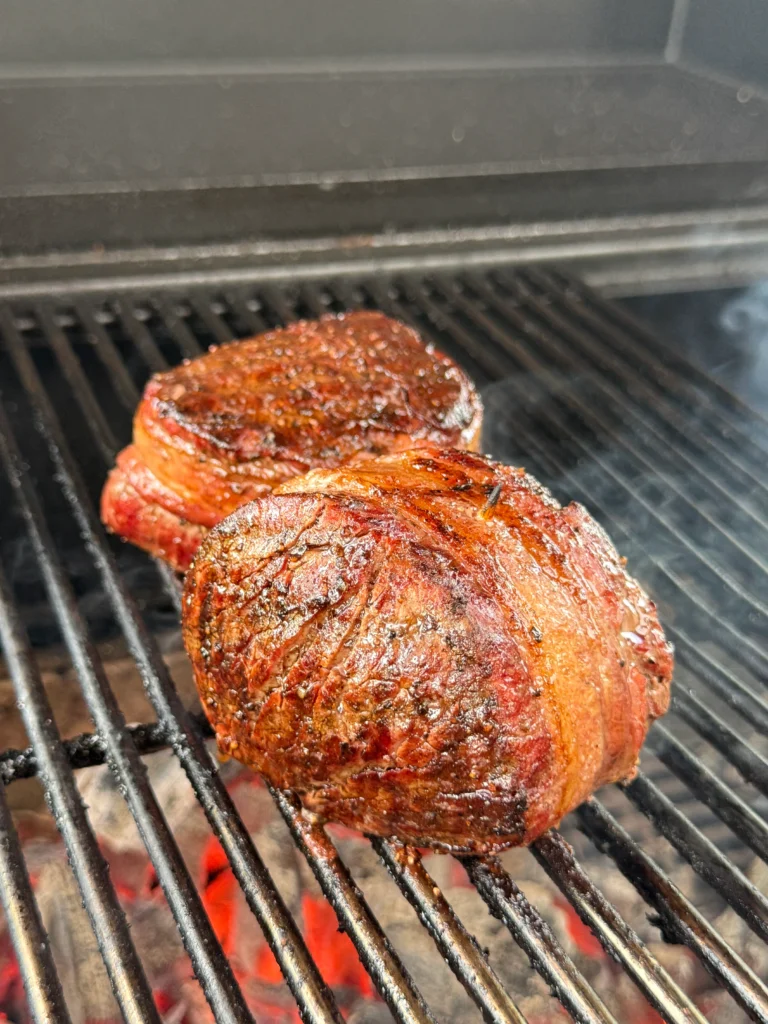 searing the filets on a hasty bake