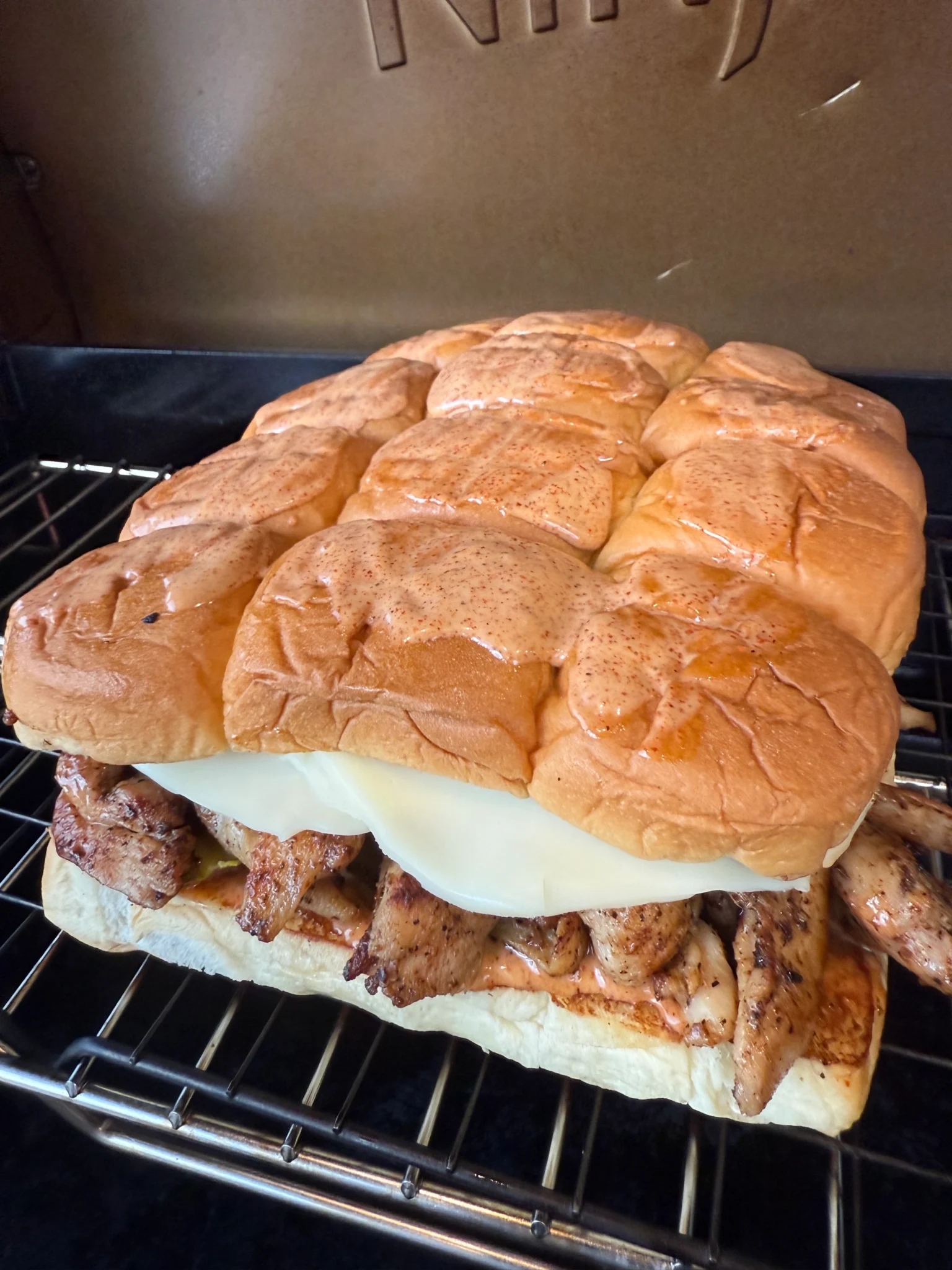 sliders before they go back in the grill