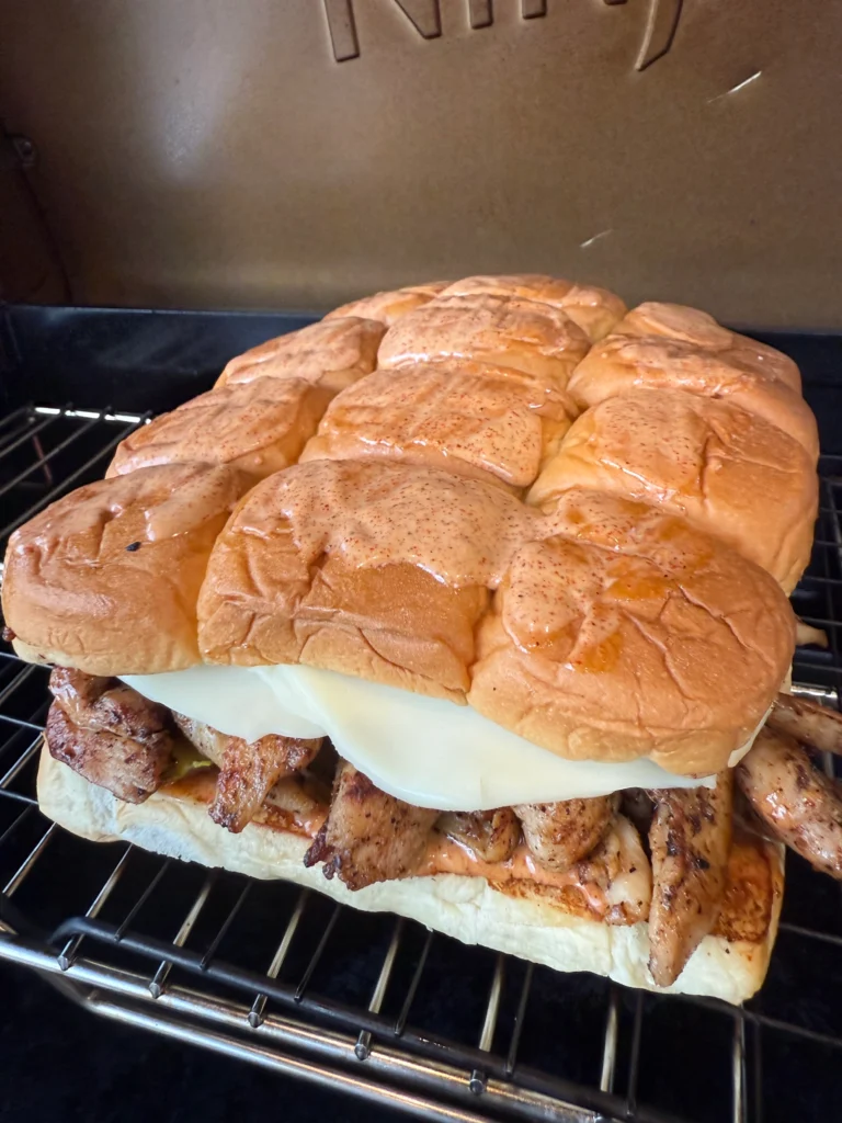 sliders before they go back in the grill