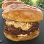 jalapeno popper cheese burger