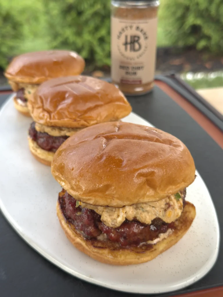 3 jalapeno popper stuffed cheeseburgers