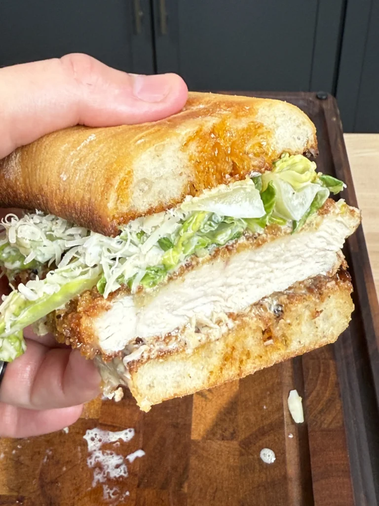 panko crusted chicken sandwich
