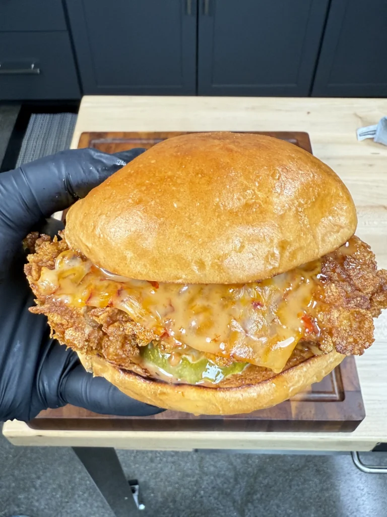 the perfect spicy chicken sandwich