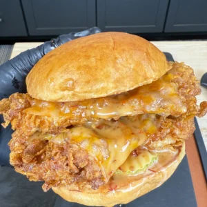 crispy fried chicken sandwich
