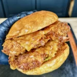honey sriracha fried chicken sandwich