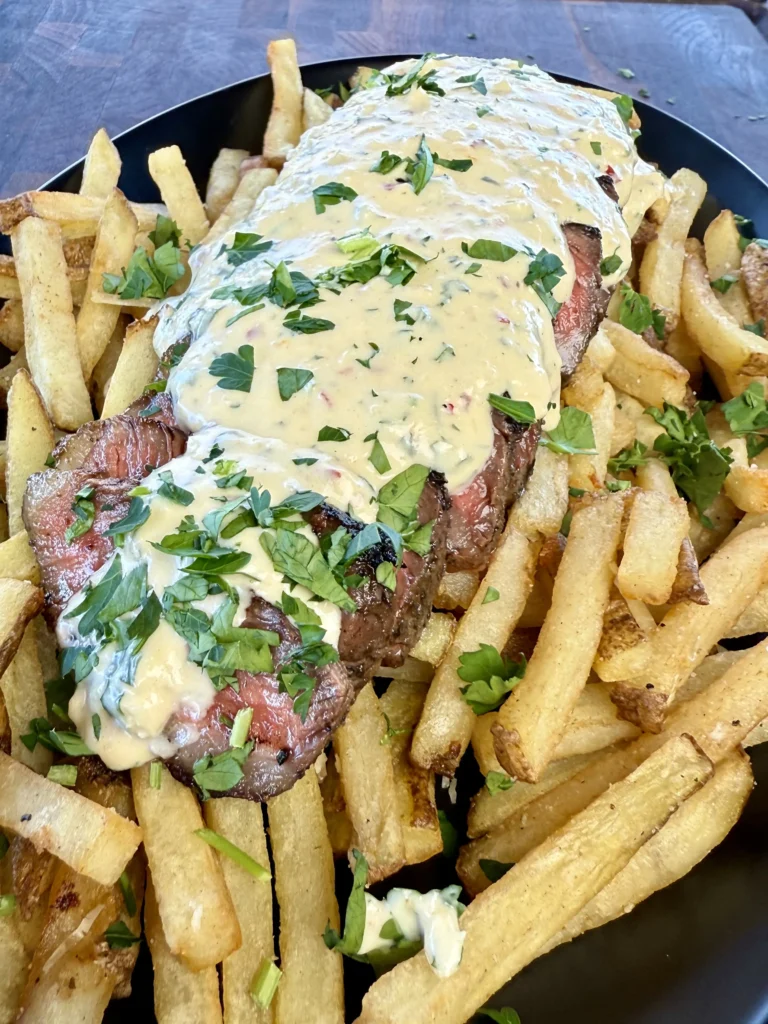 grilled steak loaded fries