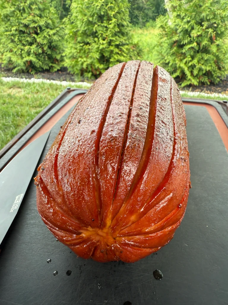 finished whole smoked bologna