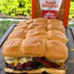 smoked bologna sliders