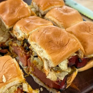 sliced bologna sliders