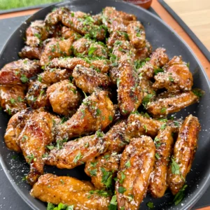 spicy garlic parmesan chicken wings