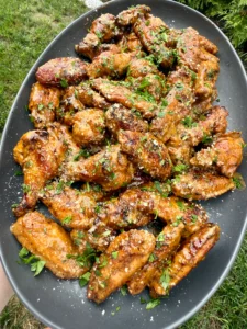 spicy garlic parmesan chicken wings