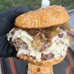 spicy bacon jam smash burger