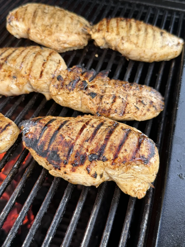 grilled chicken on the hasty bake