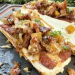 pineapple bacon jam hot dogs