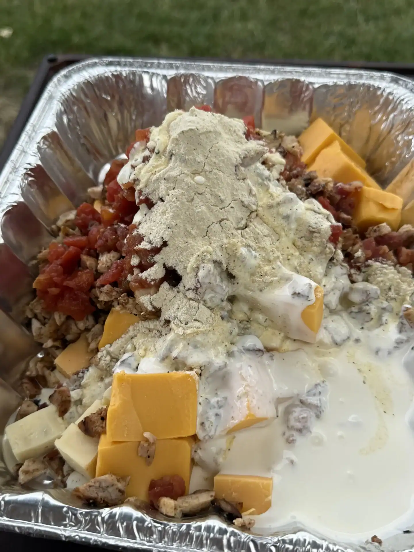 chicken bacon ranch queso ingredients