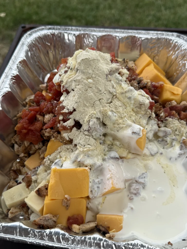 chicken bacon ranch queso ingredients