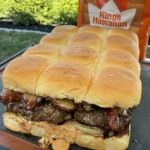 candied bacon sliders