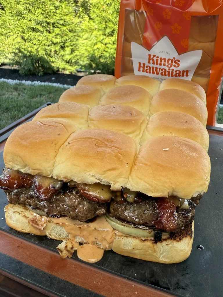 candied bacon sliders