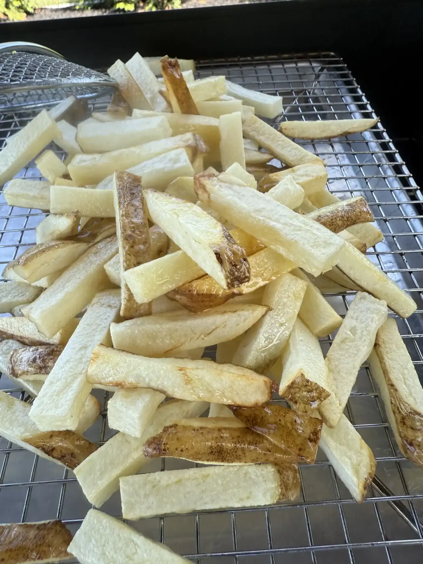 ready to be fried french fries