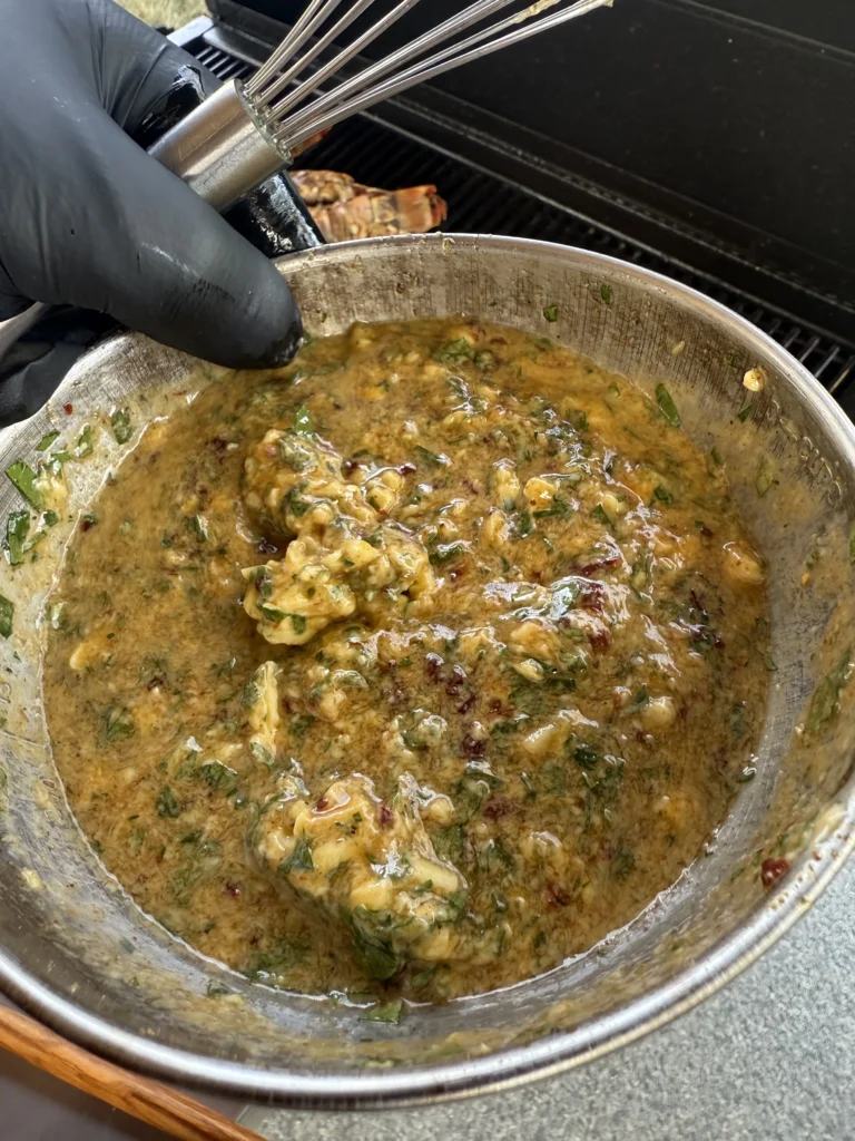 chipotle honey butter sauce in a bowl