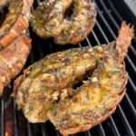 honey chipotle lobster tails on the grill