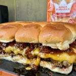 bacon jam cheeseburger sliders