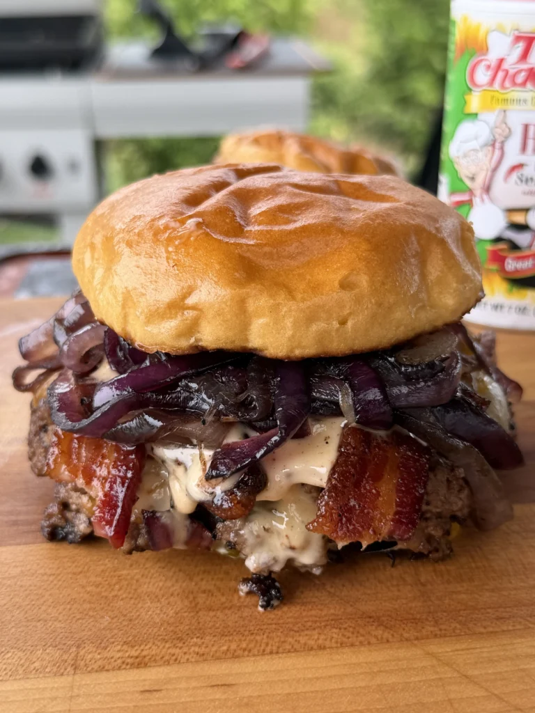 Creamy Cajun Honey Smash Burgers
