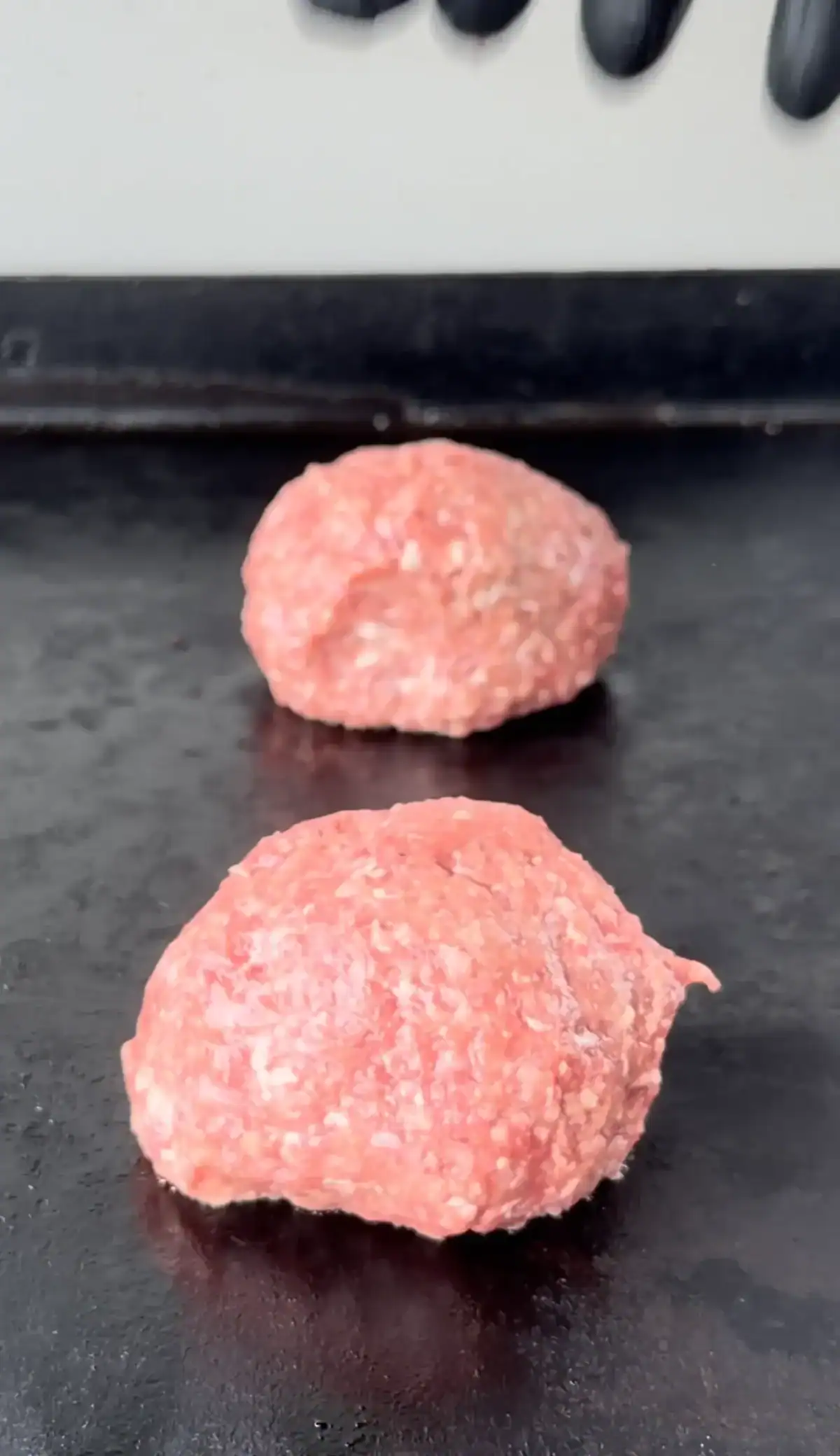 beef balls on the grill