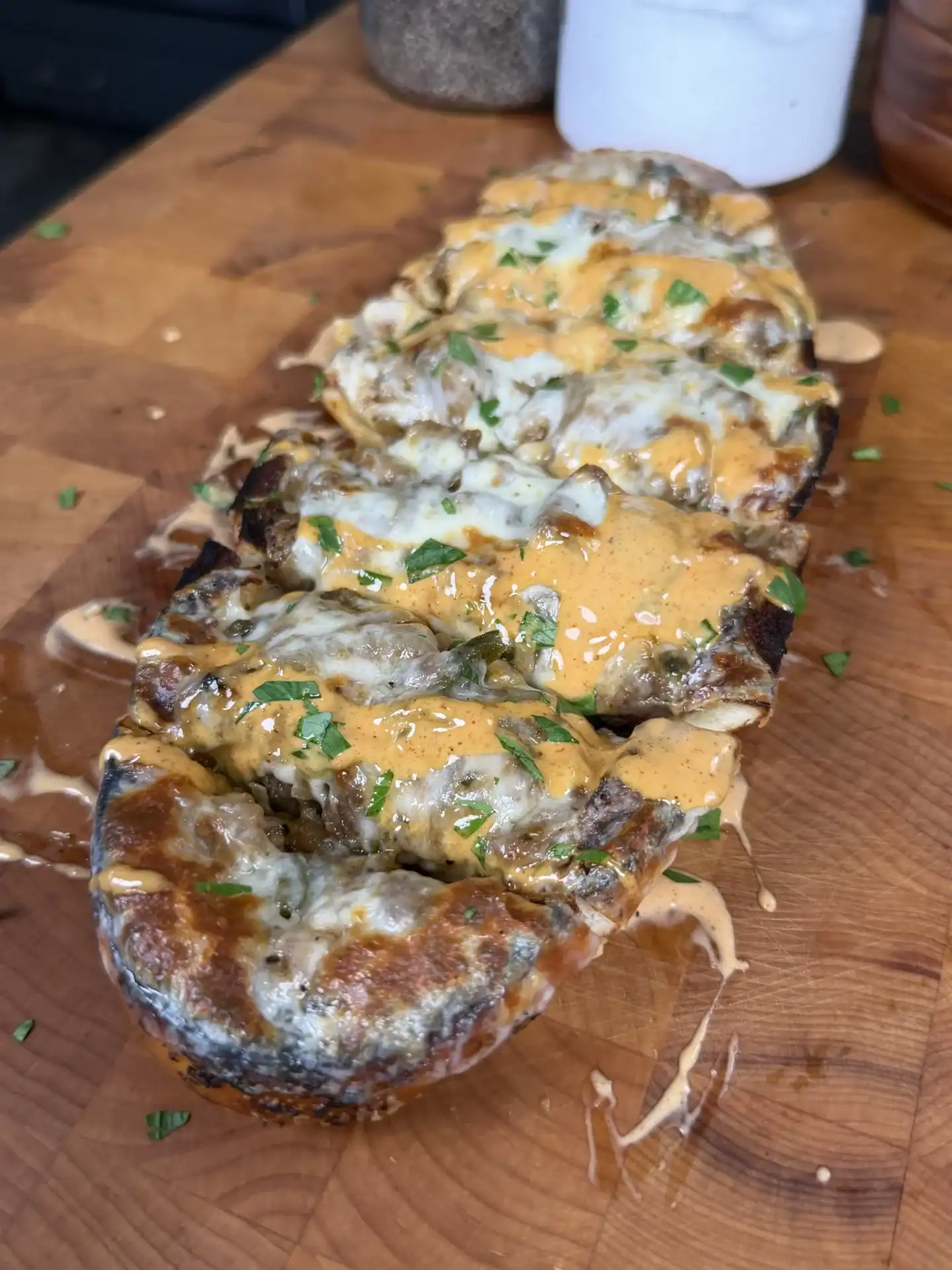assembled stuffed bread recipe