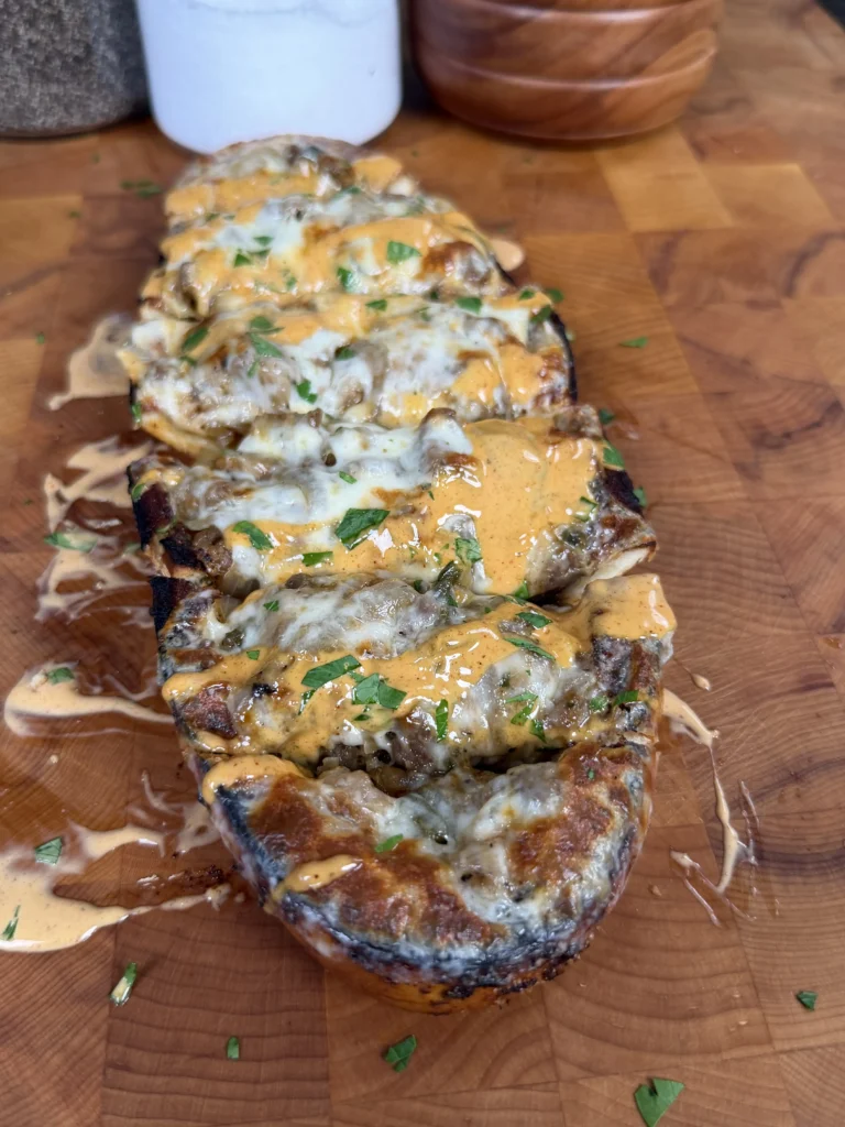 cheesesteak stuffed bread