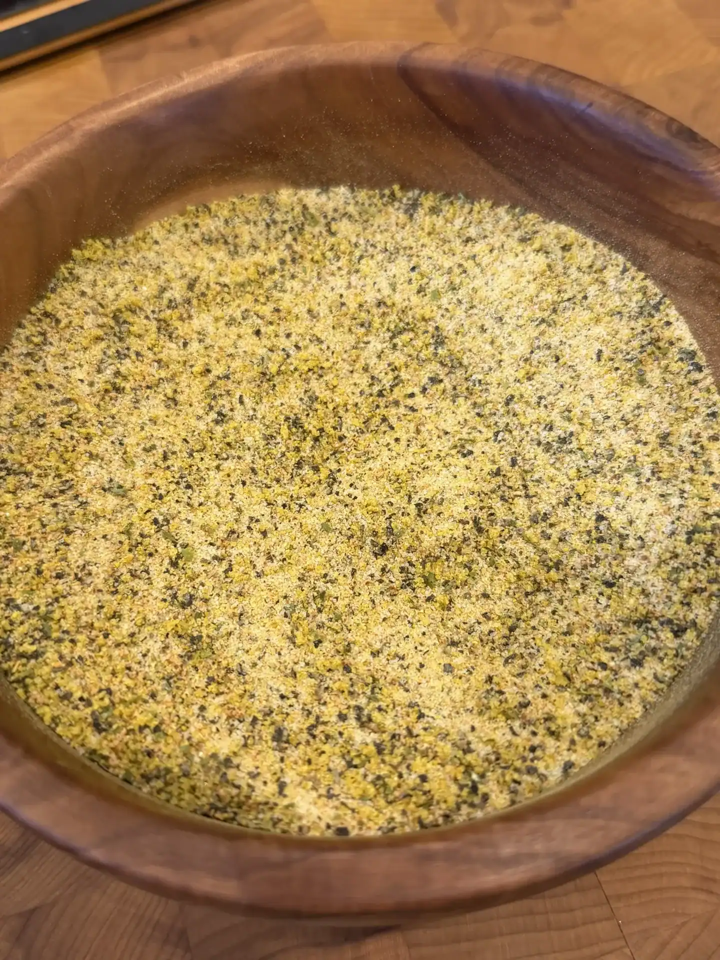 cowboy butter in a brown bowl