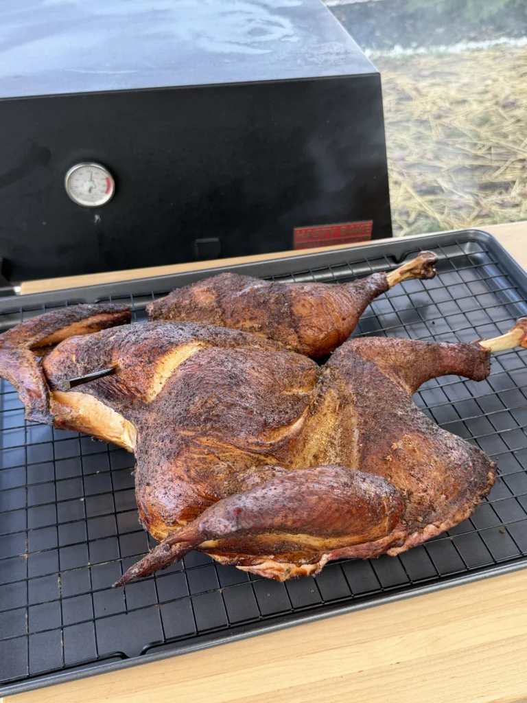perfectly smoked turkey