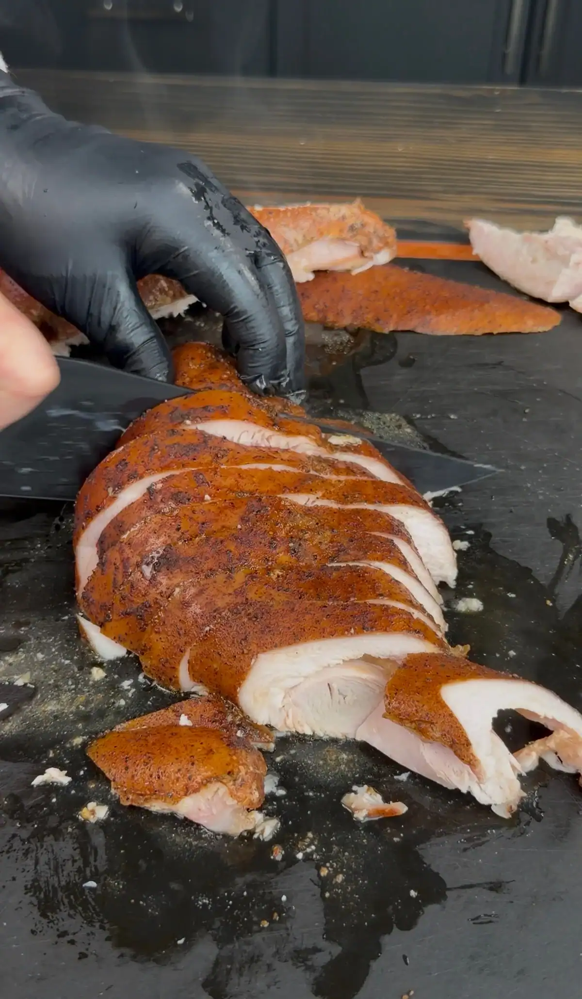 sliced smoked turkey breast