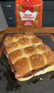 bacon jam ham sliders
