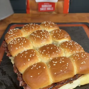 bacon jam ham sliders