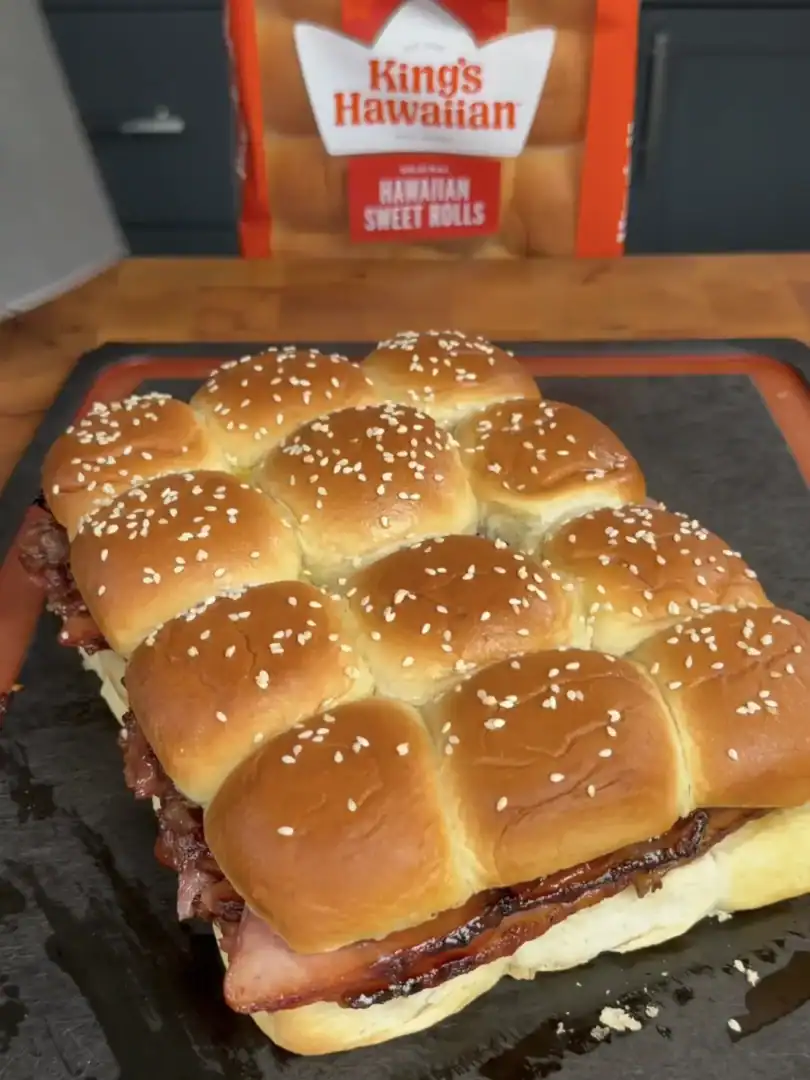 bacon jam ham sliders