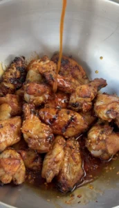 honey garlic chicken wings