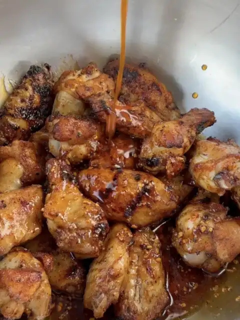 honey garlic chicken wings