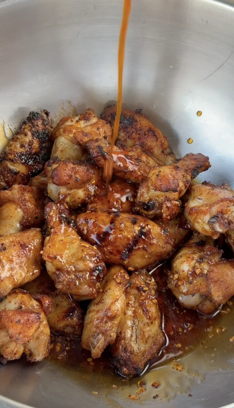 honey garlic chicken wings