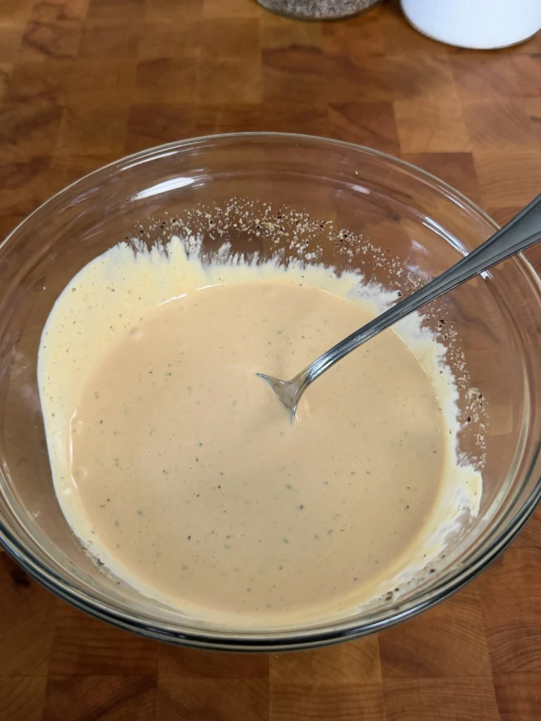 burger sauce in a bowl