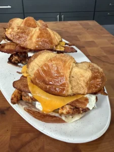 chicken bacon ranch croissants