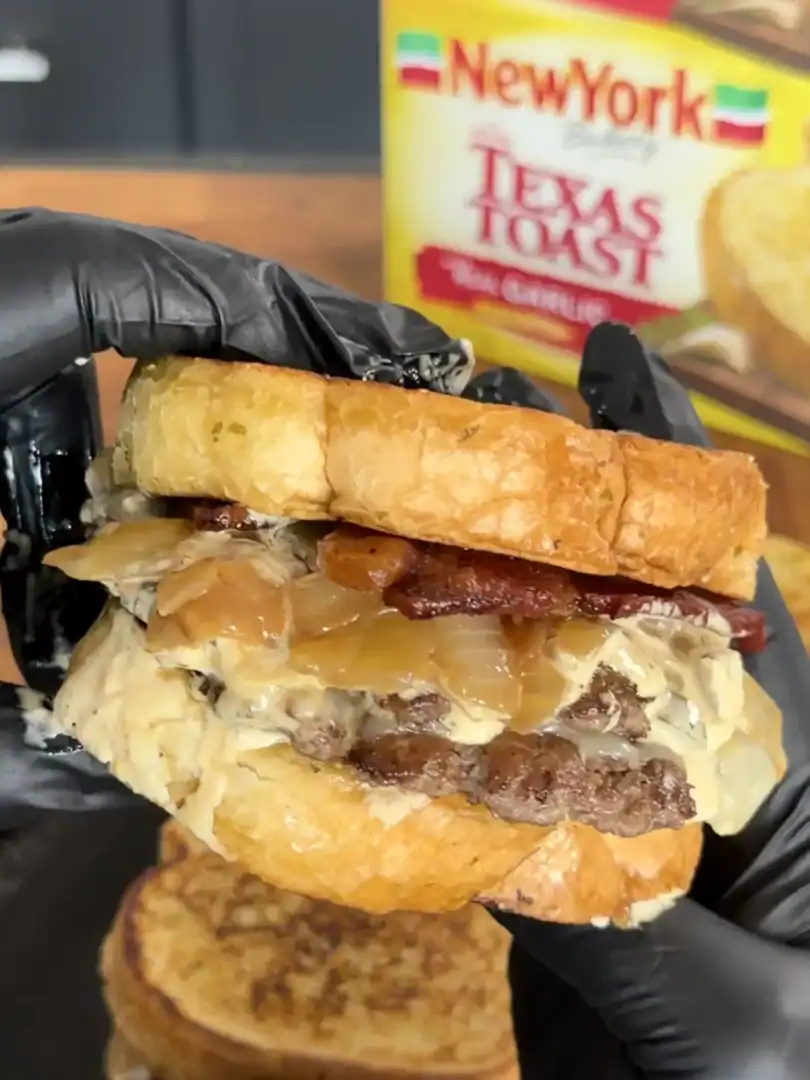 texas toast cheeseburgers